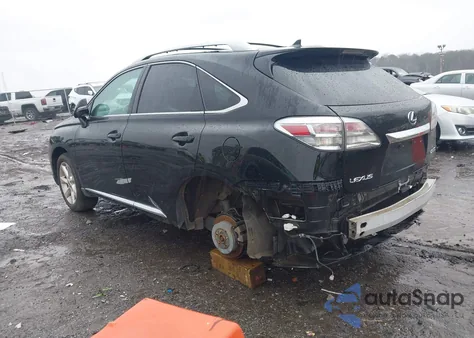 2010 Lexus Rx 350 z USA, uszkodzony, nr VIN 2T2BK1BA1AC035812